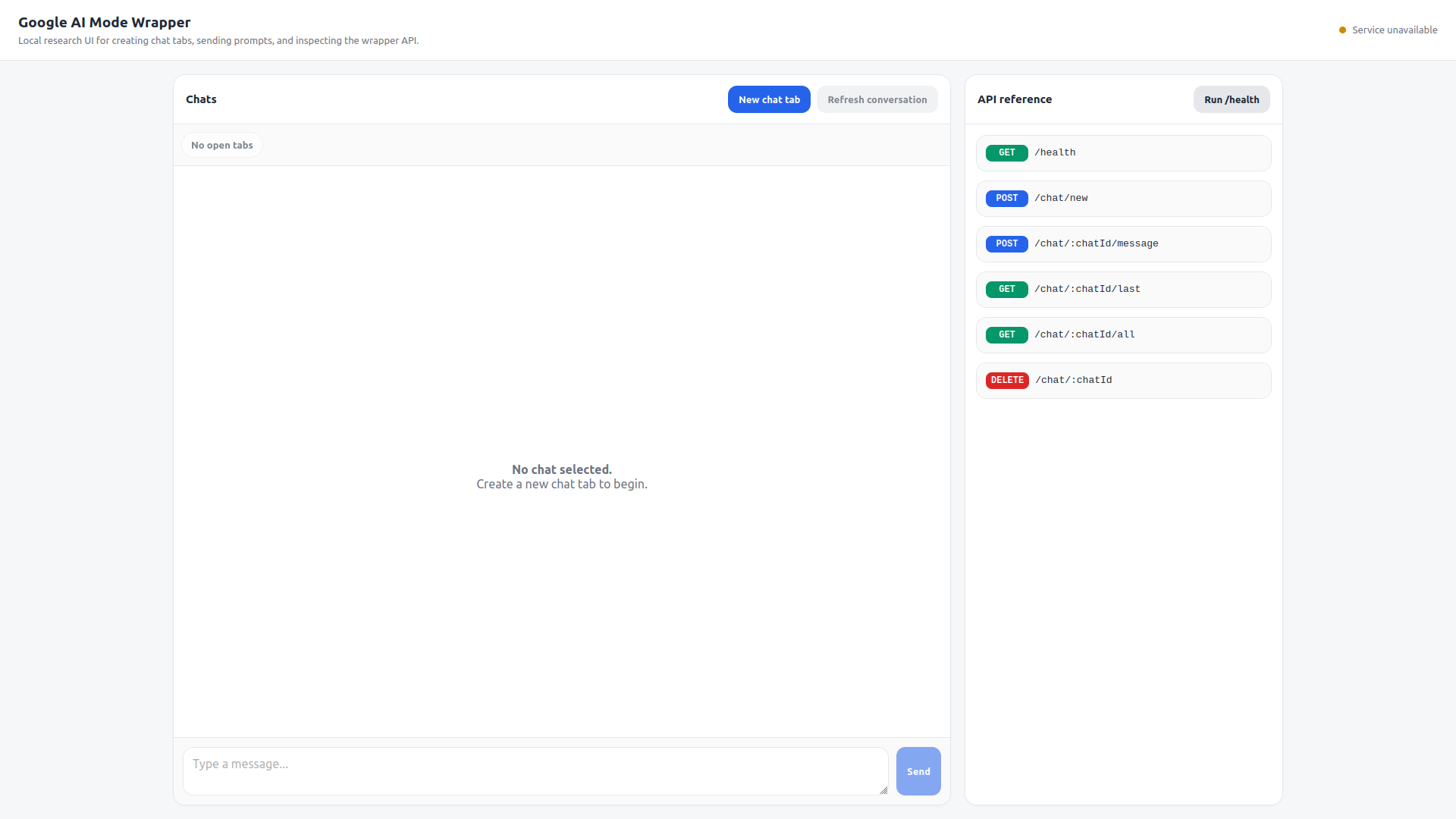 Google AI Mode API Wrapper